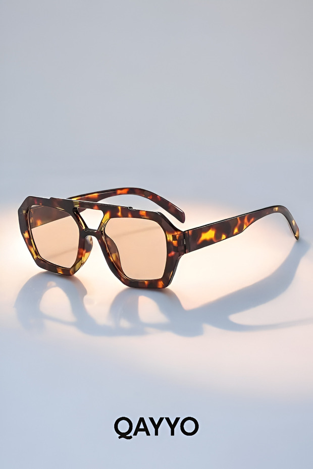 Wehlen Leopard Nude Brown Unisex Sunglasses