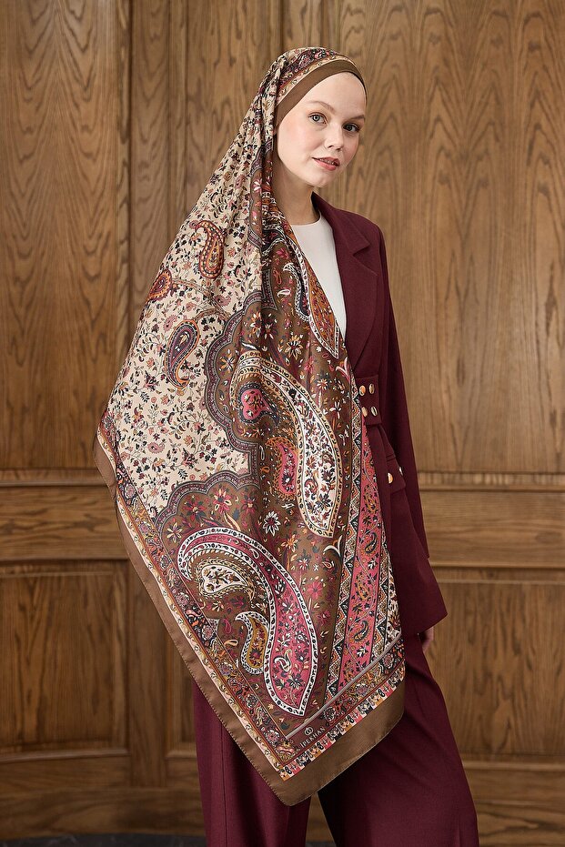 Winter Bloom Soft Şal - 3