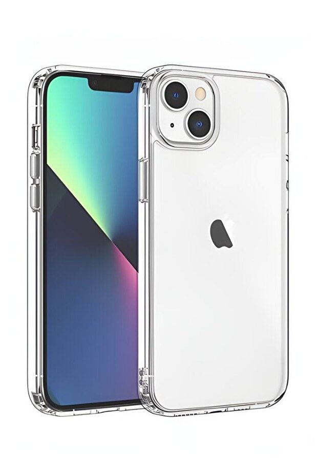 غطاء حماية مقاوم للخدش لهاتف iPhone 14 - شفاف - 1