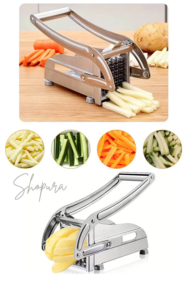 Potato Vegetable Cube Grater Chopper Potato Slicer Julienne Cutter Kitchen Chopper