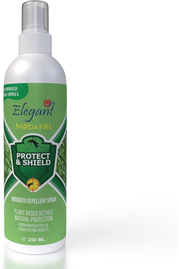 Elegant Natural Mosquito Repellant Spray – 250ML – Herbal & Deet Free
