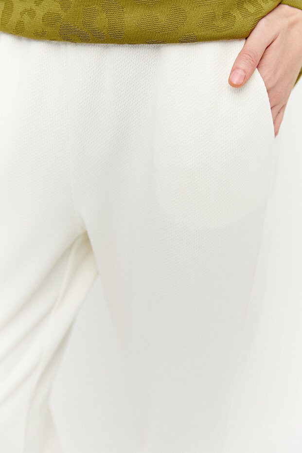 Rahat Kesim Örme Pantolon - 5