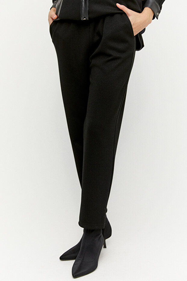 Rahat Kesim Örme Pantolon - 2