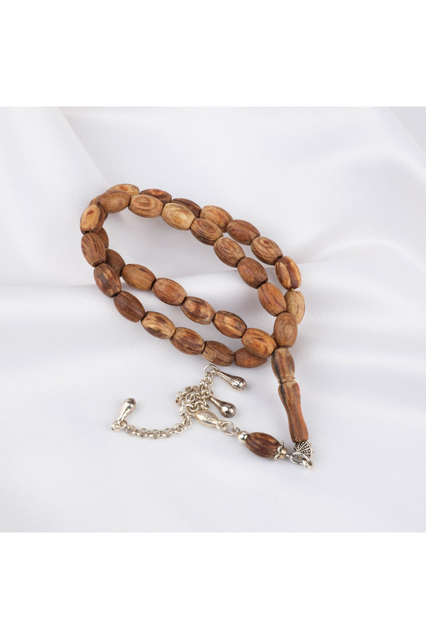 Blind Thorn Tree Alpaca Tassel Barrel Cut 7.5X10Mm Prayer Beads