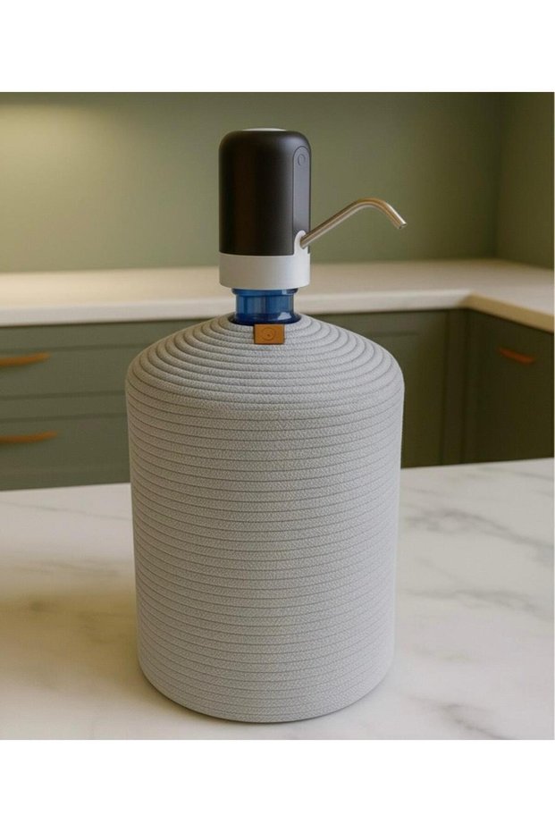 Jute Straw Look Damcana Cover, Stylish and Natural Water Dispenser Cover.