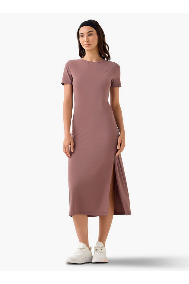 Long Dress with Slit Detail