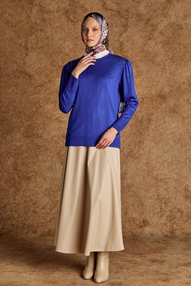 İncili Triko Tunik - 1