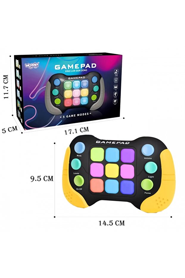 Pop-It Skill Game – Interactive LED Toy with 5 Modes & Difficulty Levels - 6