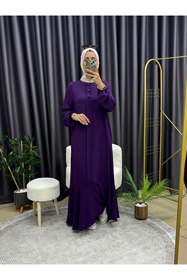 ÜÇ DÜĞMELİ ELBİSE - 3