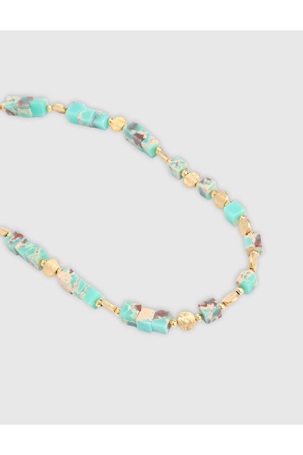 Doma Yeşil Kadın Kolye - 3