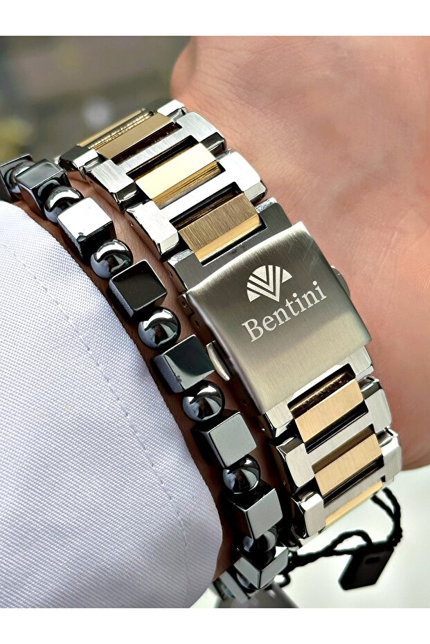 Functional Men's Watch with Rectangular Design - 2