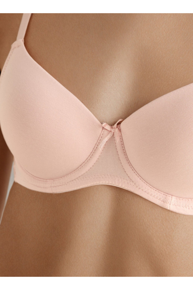 حمالة صدر بالكونيت ذات تغطية متوسطة وسلك داخلي - 4