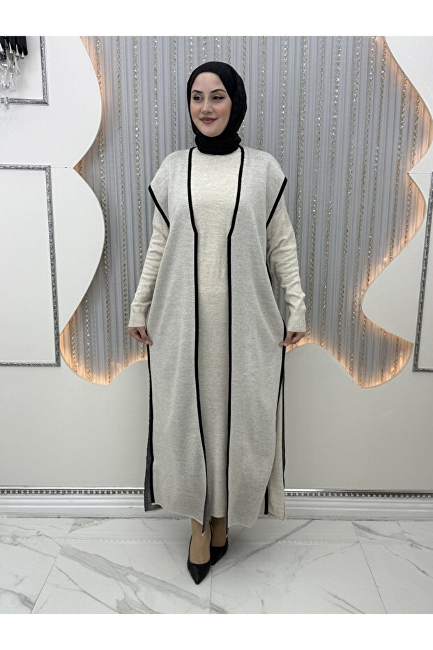 Lalin elbiseli hırka - 1