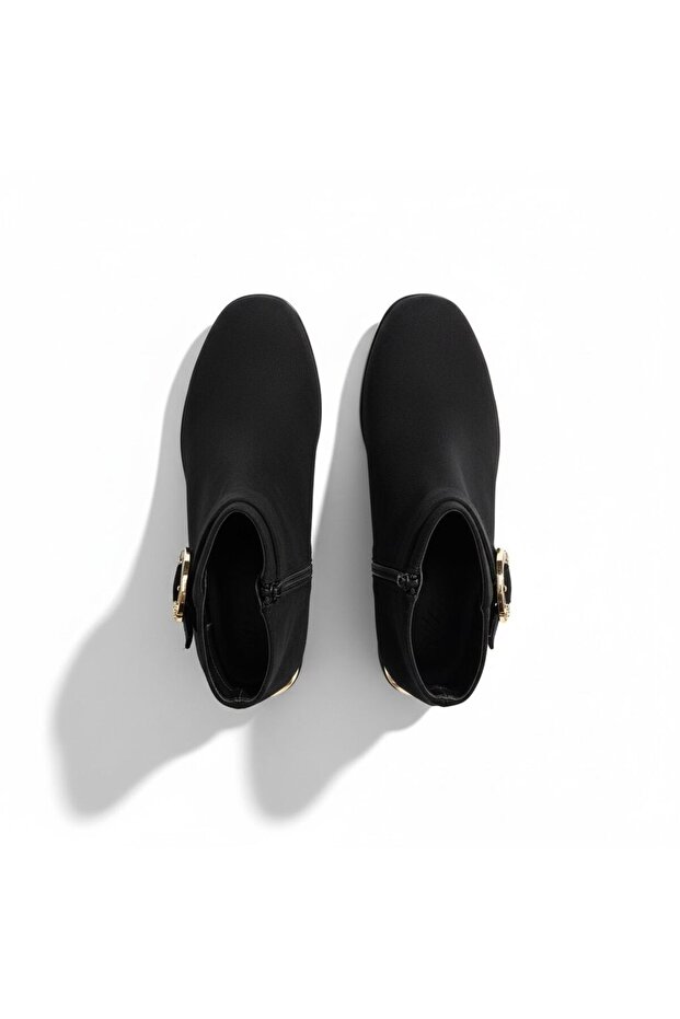 7002 SIYAH SUET BOT - 3