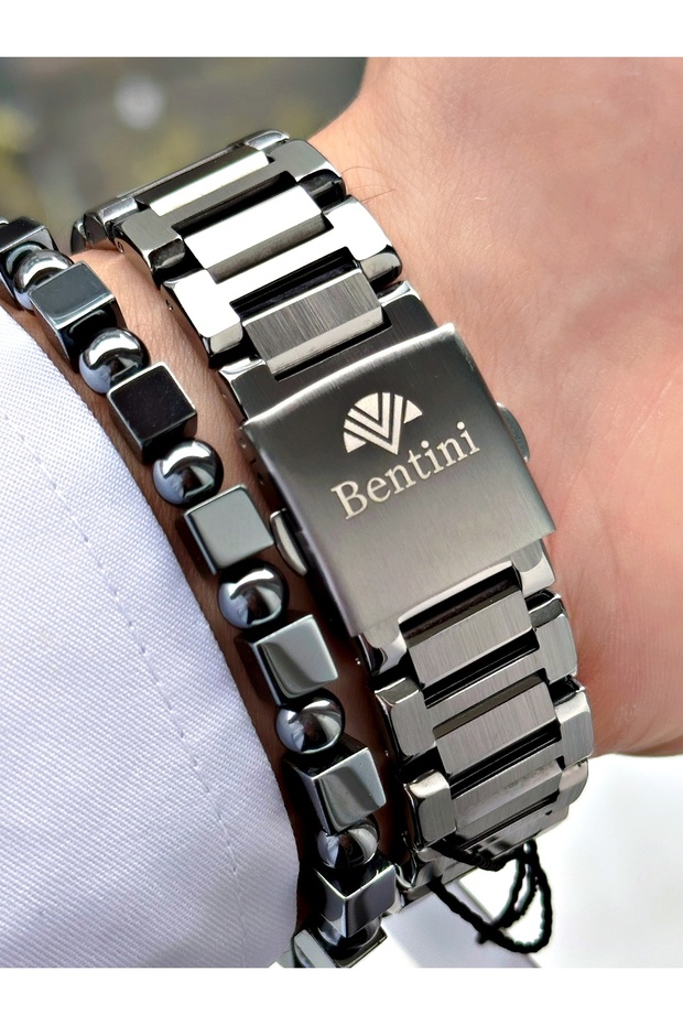 Functional Men's Watch with Rectangular Design - 2