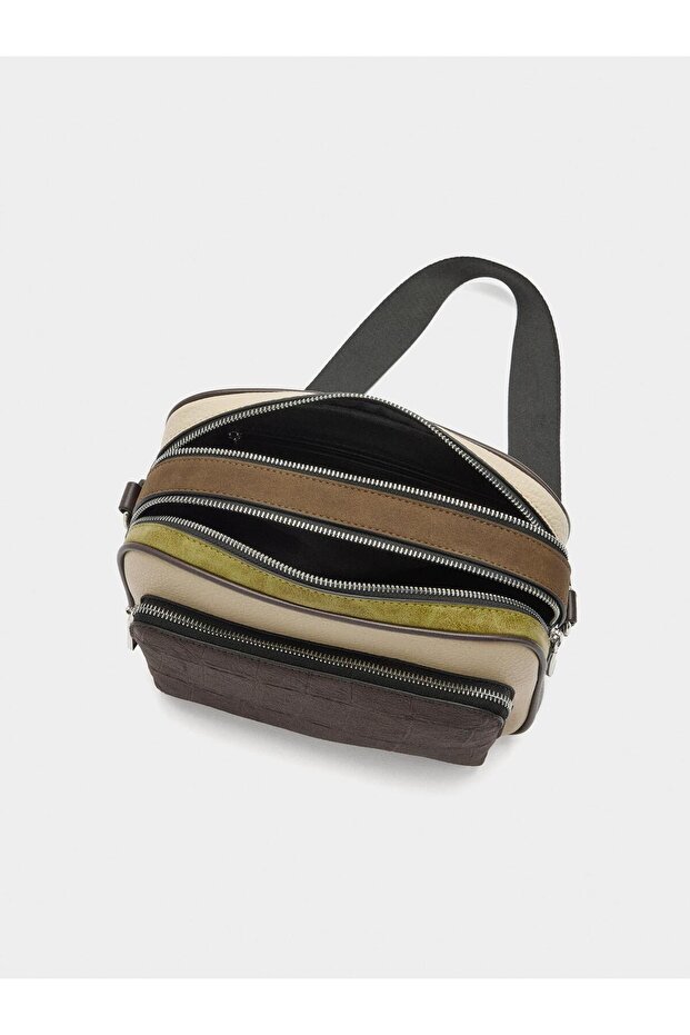Patchwork Çapraz Askılı Çanta - 5