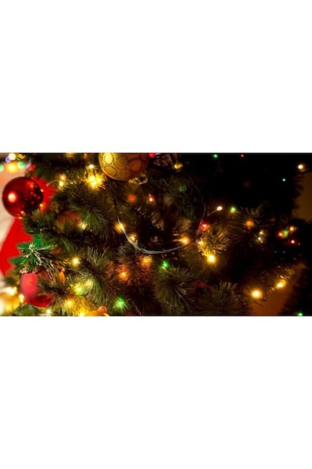 Christmas Battery LED String, 10 m, 100 LEDs, Multicolor - 1
