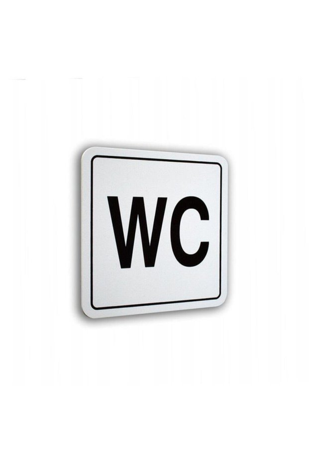 Sembol Bay Wc Warning Sign 12X12 cm Pvc Door Wall Warning Sign
