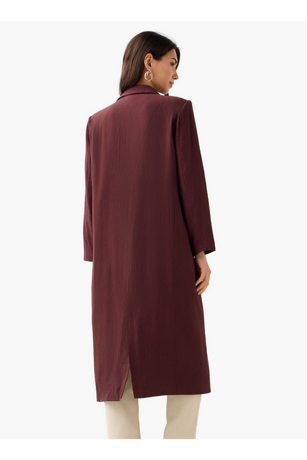 معطف عادي مع جيب - 3