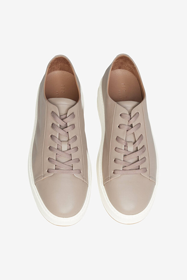 HAVUZ TABAN DERİ SNEAKER - 5