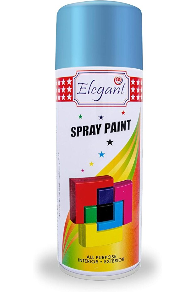 Elegant Multipurpose SPRAY PAINT – Light Blue – 400ML – Fast Drying DIY Paint