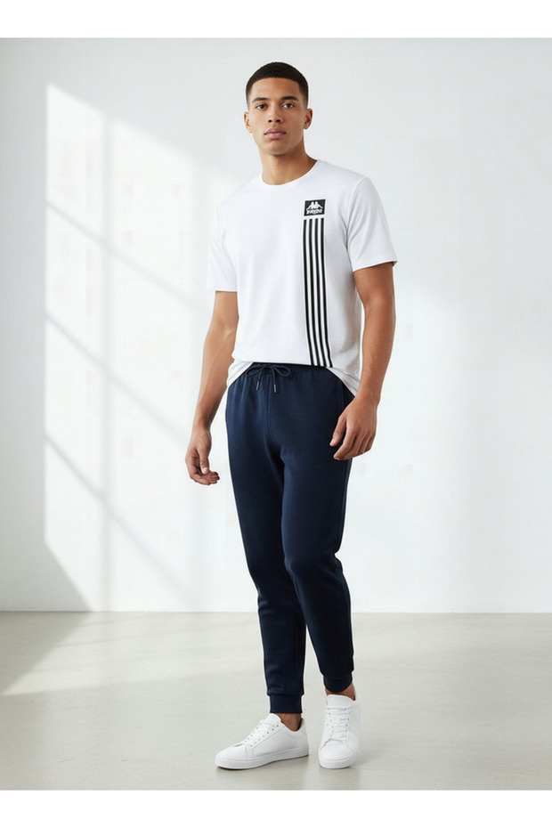 بنطال رياضي رجالي أساسي مزود برباط للإغلاق - 2