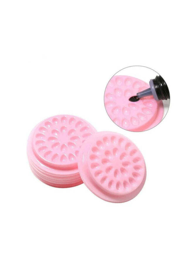 Flower-type adhesive backing 10/set