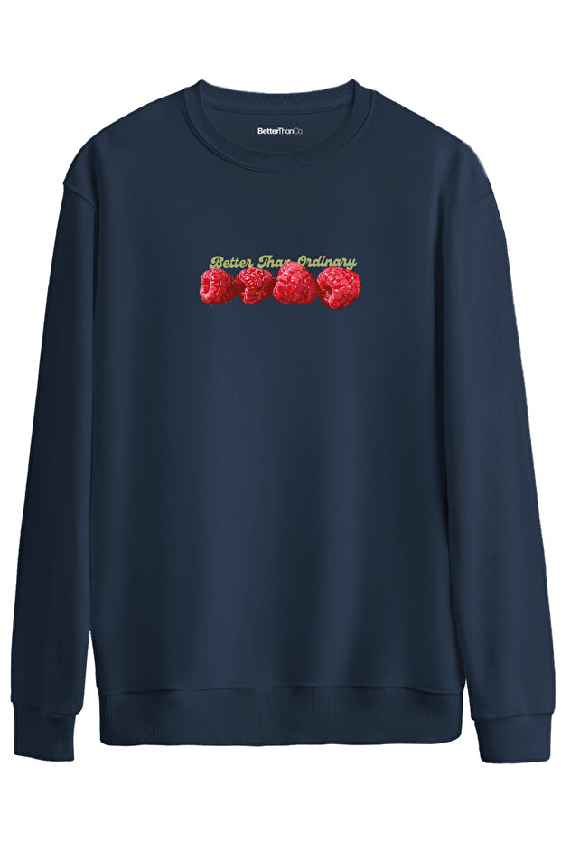 Betterthanordinary Printed Crew Neck Oversized Sweatshirt