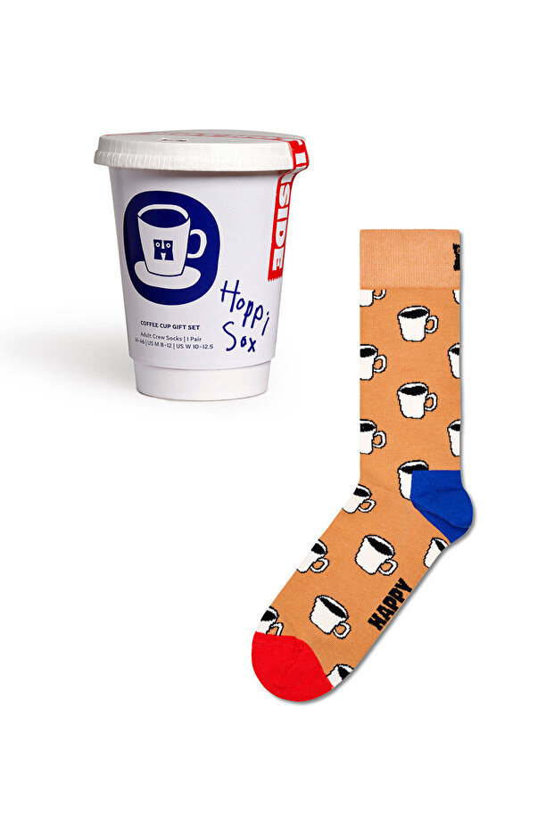 1 Pack Coffee Cup Gift Set Socks