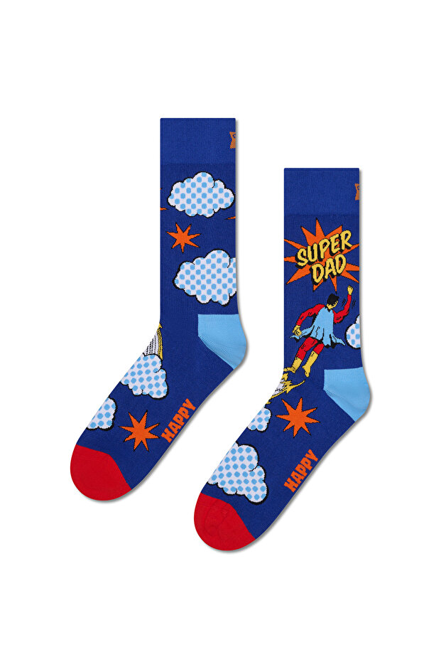 2 Pack Super Dad Socks Gift Set