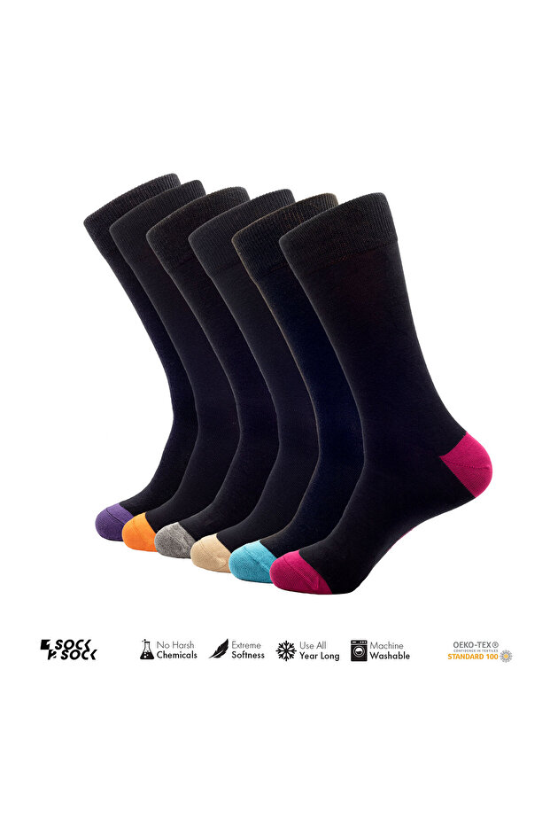 6'Lı Bambu Çorap - 2