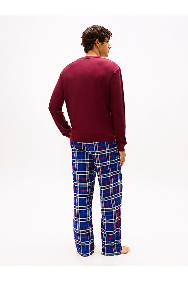 Erkek Bordo Sweatshirt - 4