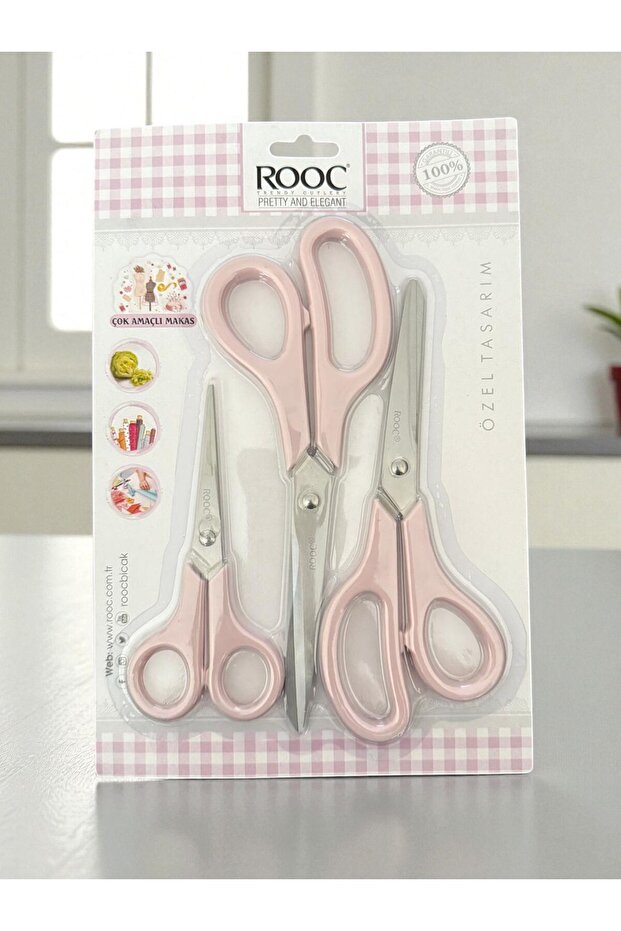 مجموعة مقصات متعددة الأغراض من روك مكونة من 3 قطع - 1