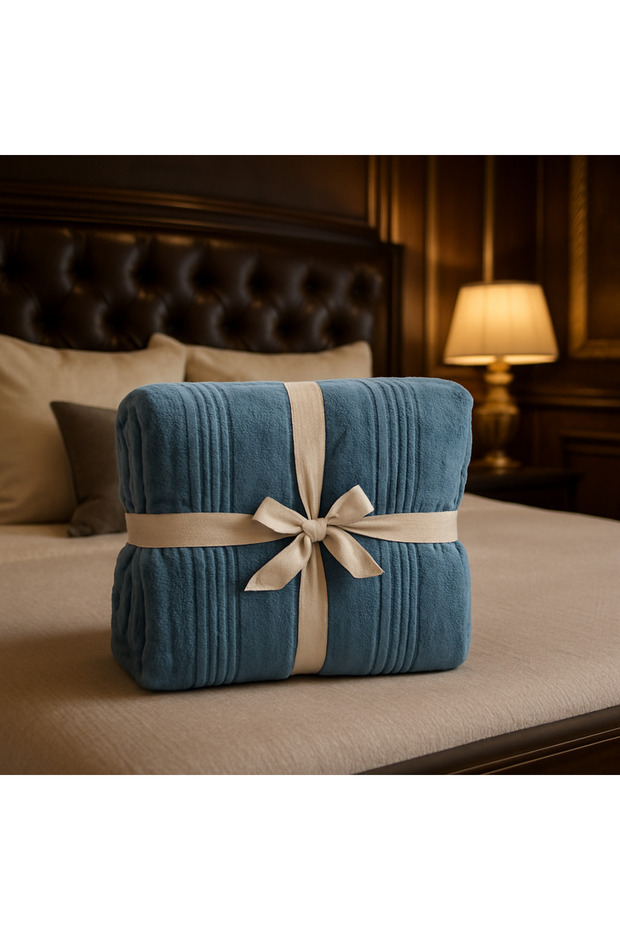 Line Soft Single Blanket - 1