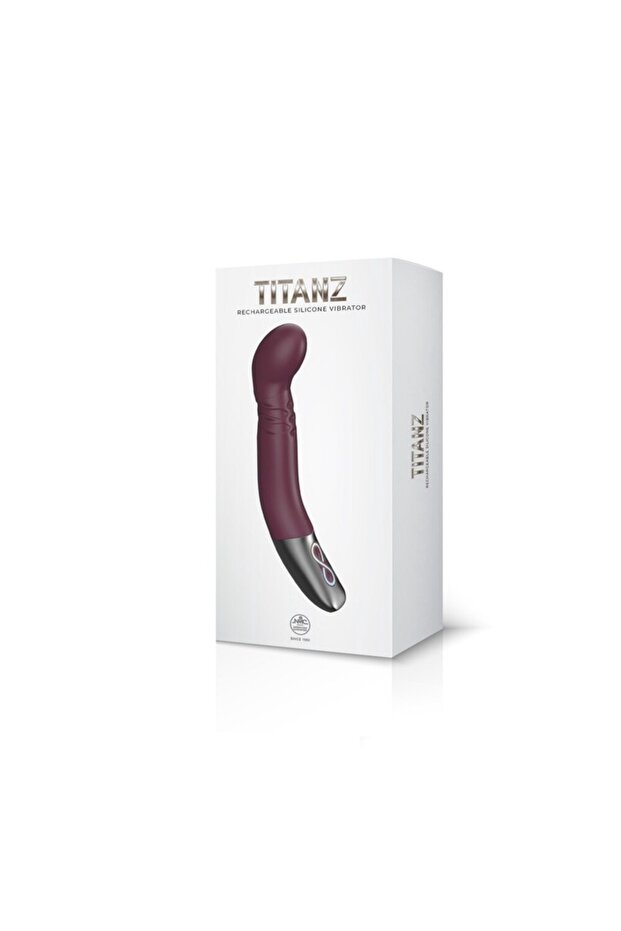 TITANZ 8" SILICONE, RUBINE RED - 2