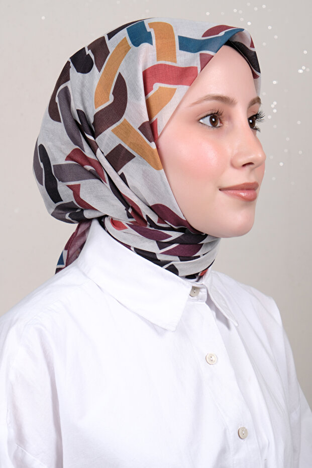 Lux Soft Pamuklu Eşarp 4040-444 - 1