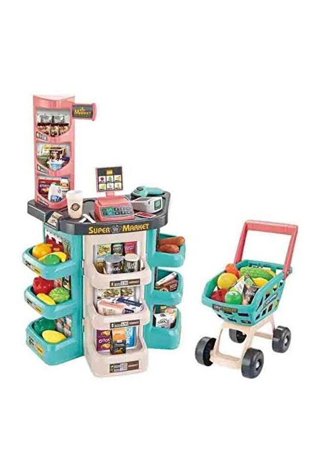 Super Market With Shopping Cart