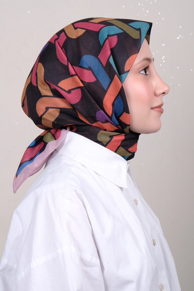 Lux Soft Pamuklu Eşarp 4040-448 - 2