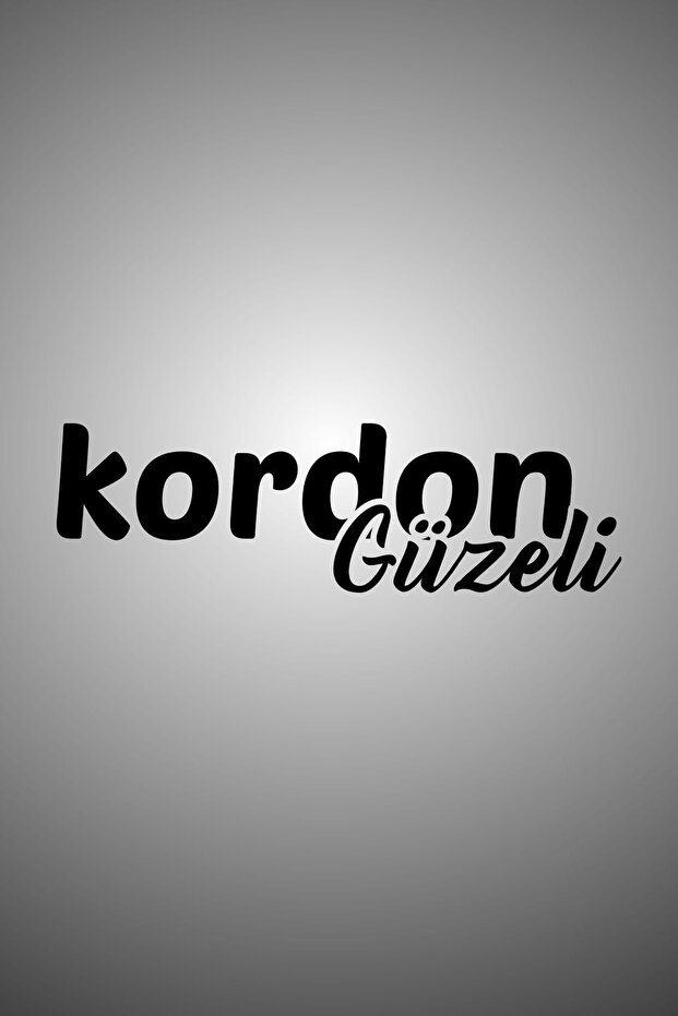 Kordon Güzeli Sticker Motorcycle Sticker, Auto Sticker 25 x 7.5 cm