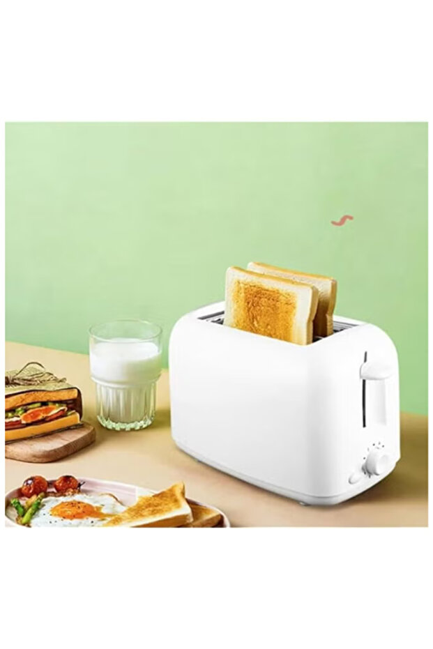 2 Slice Bread Toaster 650 Watts With 6 Different Temperature Levels For Toasting Bread Dx1781 - 2