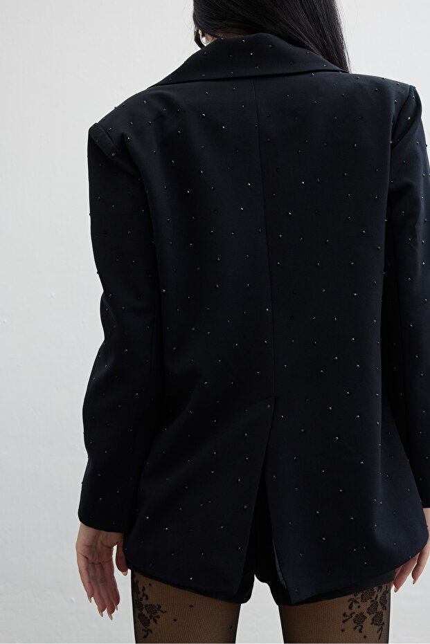 Black Stardust Ceket - 4