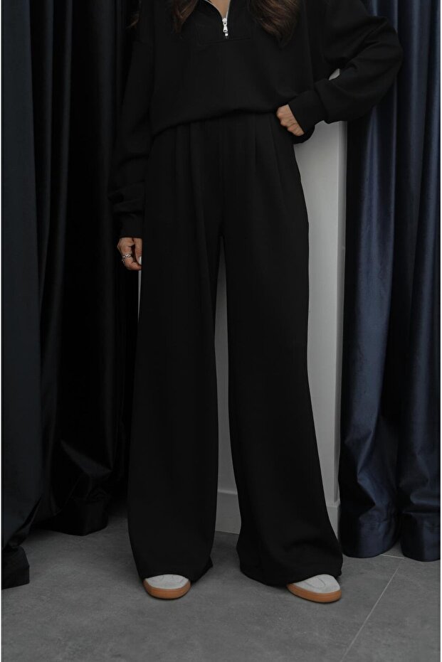 Černá tepláková souprava Aley Modal - 4