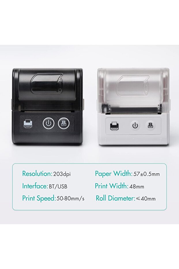 طابعة إيصالات حرارية محمولة - 6