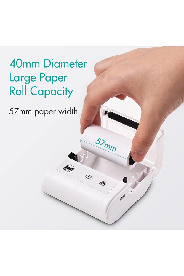 طابعة إيصالات حرارية محمولة - 3