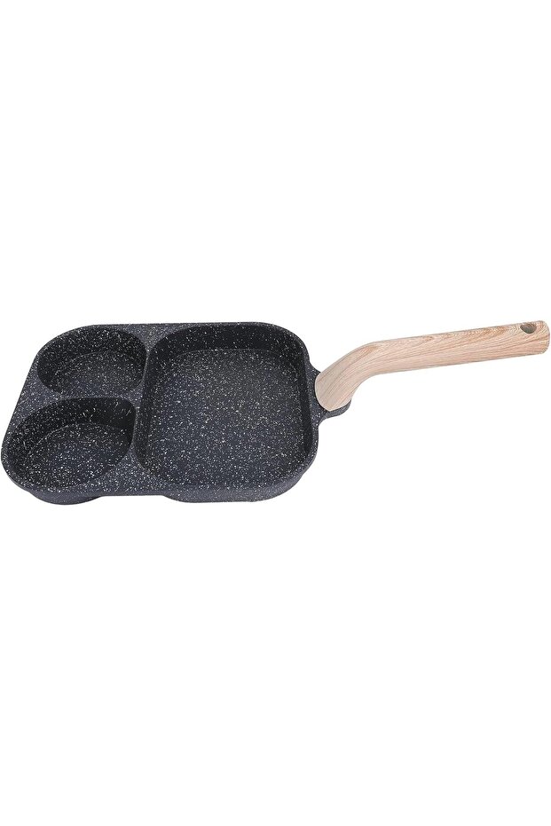 3 Section Non-Stick Frying Pan - Breakfast Skillet