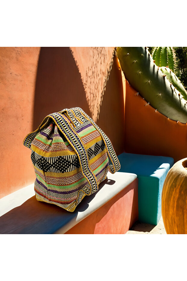 Handmade Sol de Oaxaca backpack - 4