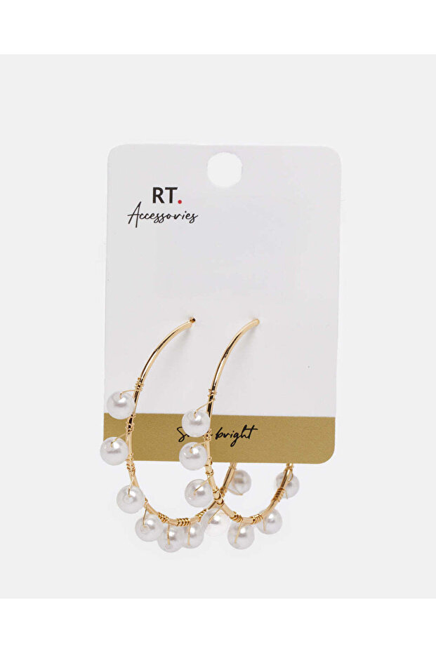 Women Gold Embellished Earrings