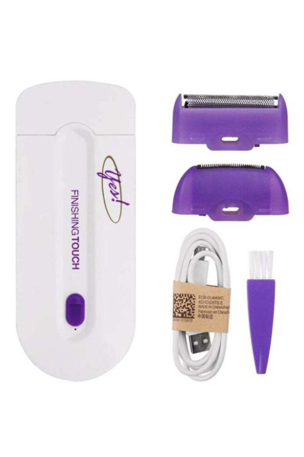 جهاز إزالة الشعر بالليزر أبيض/أرجواني - 1