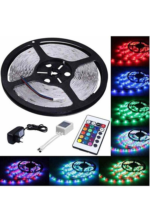 300 LEDs Waterproof Remote Controller Multicolour 4.5meter - 1