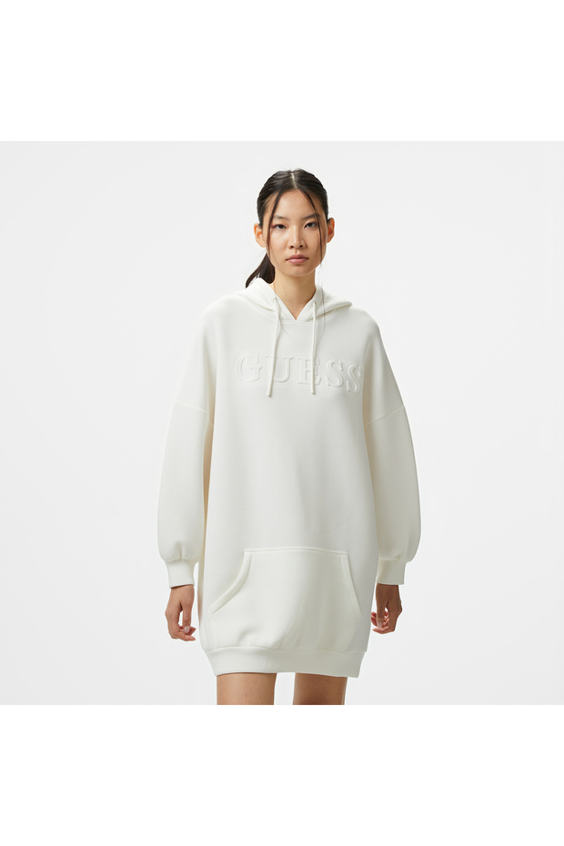 Kadın Krem Sweatshirt - 1